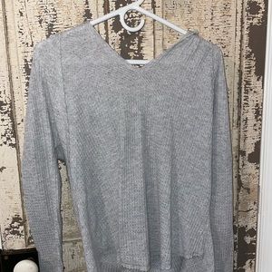 Loose wild Fable grey pullover Womens Small